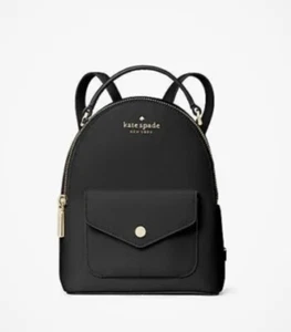 Kate Spade New York Schuyler Mini Black Saffiano PVC Leather Backpack $299 - Picture 1 of 5