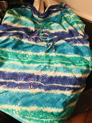 Coco Reef Plus Mujer 2 Piezas Tankini Azul Verde Rayas Traje De Baño Talla 22W/44D Foto 1 de 4