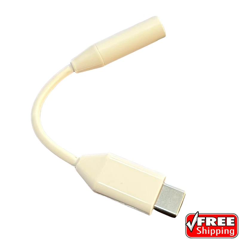 OEM LG USB-C to AUX 3.5mm Headphone Audio Adapter LG G6 G7 G8 G8X V20 V40 - Image 1 of 2