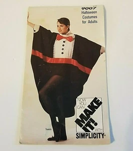 Disfraz Simplicity Make It 9007 Halloween 1986 esmoquin bandera de Estados Unidos patrón de costura raro - Imagen 1 de 9