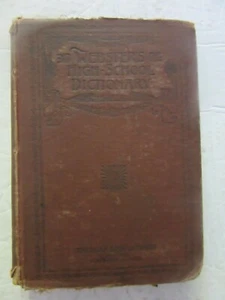 Webster's High School Dictionary American Book Company 1892 illustrated - Picture 1 of 12
