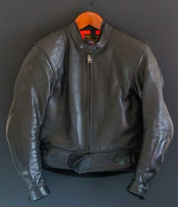 Size 40 Vanson CSRX Sportrider leather jacket with pads and heated vest - Picture 1 of 4