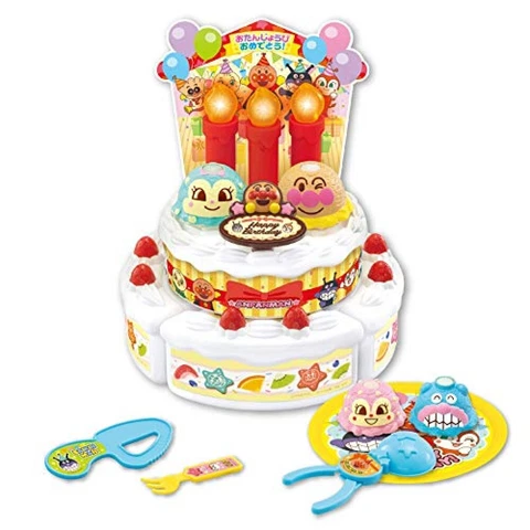 NEW JOY PALETTE ANPANMAN Birthday Ice Cake Set from JAPAN F/S Cover