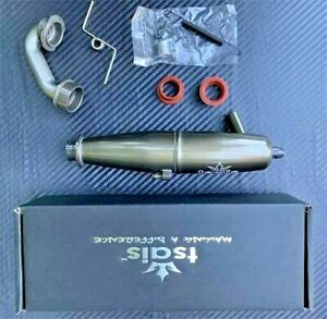 NEW HPI SAVAGE PERFORMANCE DUAL EXHAUST DOUBLE CHAMBER PIPE SET 0816CH