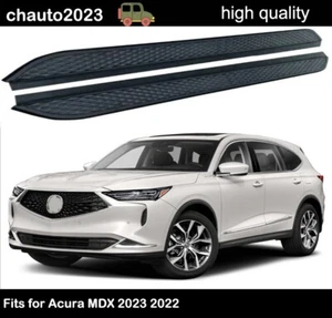 2PCS Fixed Running Board Side Step Fits for Acura MDX 2022-2024 Pedal Nerf Bar - Picture 1 of 9