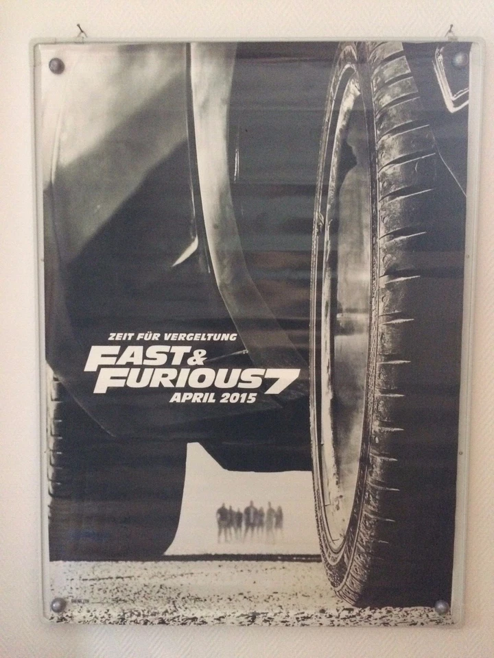 Filmposter * Kinoplakat * A0 * Fast & Furious 7 - Zeit der Vergeltung * gerollt - Bild 1 von 1