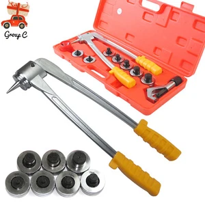 10mm-28mm Manual Plumbing Pipe Expander Tool Metal Copper Heads Tube Swaging Kit - Bild 1 von 10