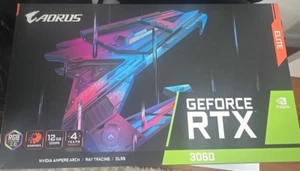 Aorus RTX 3060 ELITE 12GB GDDR6 Graphics Card. Includes original box - Picture 1 of 10
