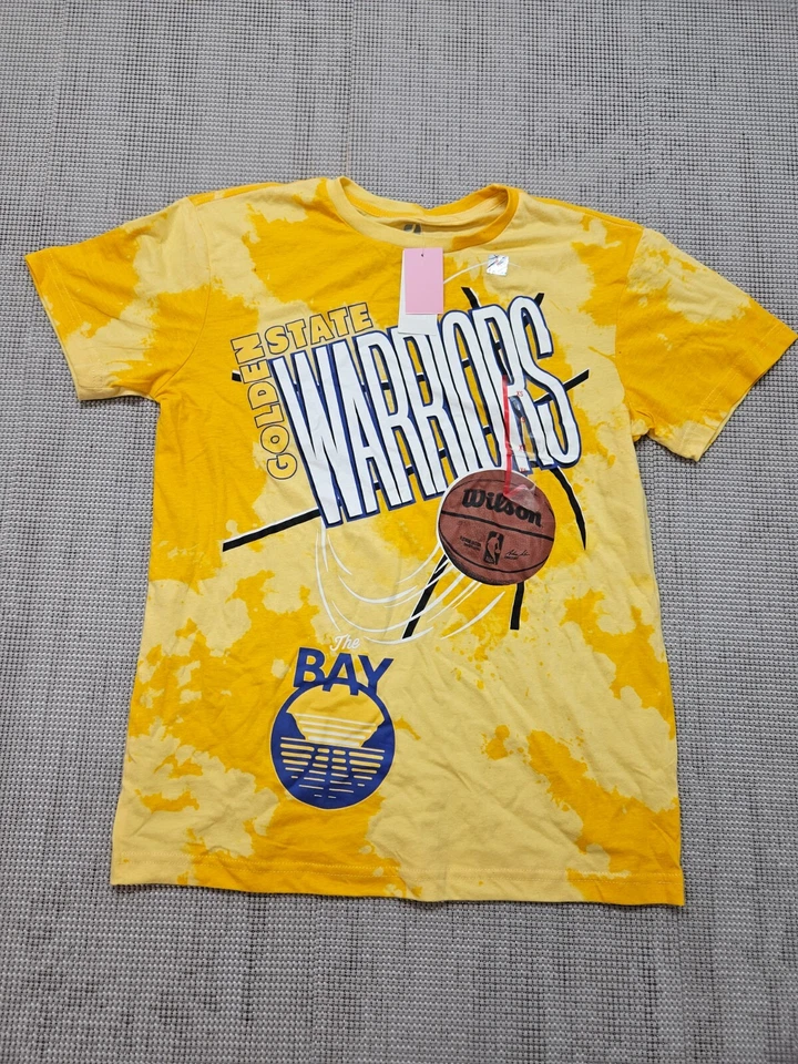 NBA Women's Warriors Short Sleeve Graphic T-shirt Size XS Yellow