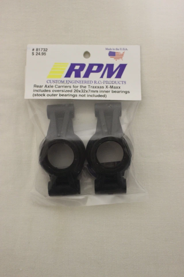 RPM Rear Axle Carriers with Bearings Traxxas X-Maxx 81762 - Image 1 of 1