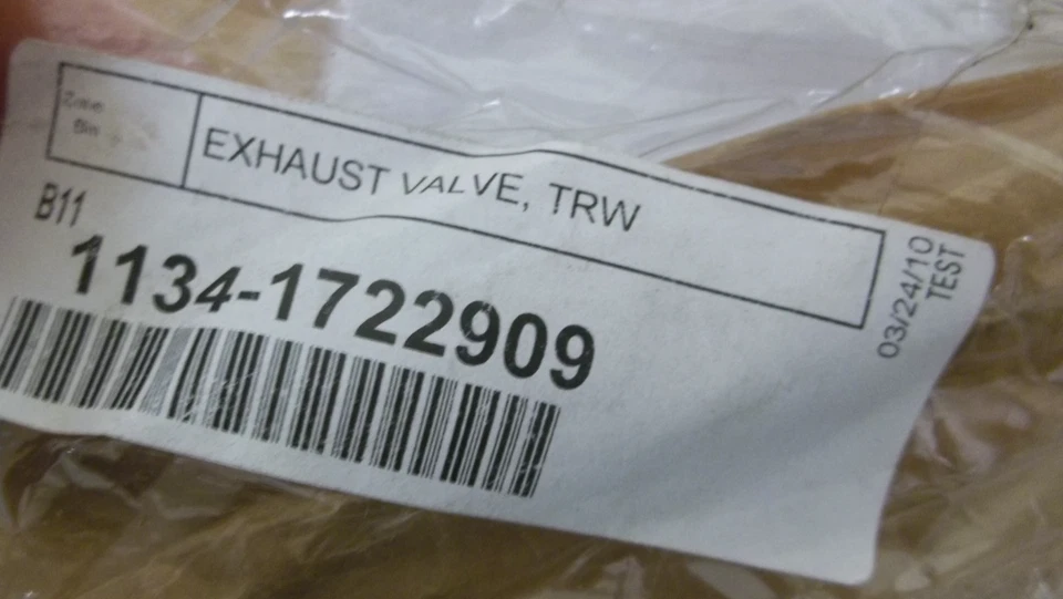 Válvula de escape - TRW 11 34 1 722 909 se adapta a BMW 318i/318is/325i/525i, 91-92 Foto 1 de 1