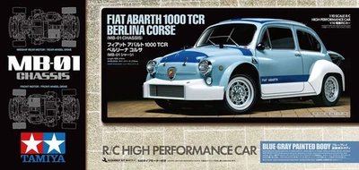 Tamiya 47492 Fiat Abarth 1000 TCR MB-01 XB Painted Body Shell Kit 58721 - No ESC - Image 1 of 4