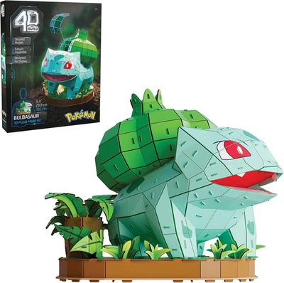 4D Build Pokémon Bulbasaur 3D Model Kit Building Toy Set 195-Pieces New Toy Gift - Image 1 of 4