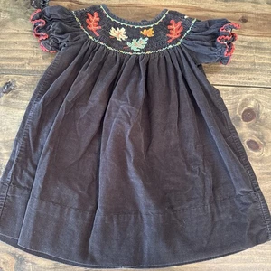 Vestido Velani Classics Hoja de Otoño Calado a Mano 12 M - Imagen 1 de 8