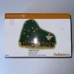 Vintage Department 56 Halloween Village Accessories Spooky Yard Scene #56.53177 - Picture 1 of 15