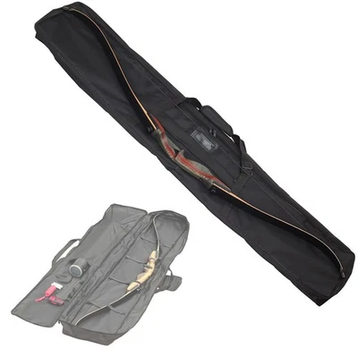 Archery Bow Case Recurve Bow Bag Traditional Longbow Bag Lengthen Backpack fo - Image 1 of 4