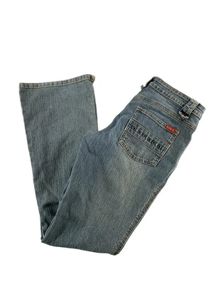 Tilt Jeans Womens Small Short Stretch Bootcut Grommet Pocket Y2K 2000s Denim - Image 1 of 4