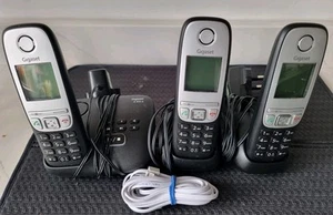 Gigaset A415A 3 x telefony bezprzewodowe z sekretarką z instrukcją - Zdjęcie 1 z 11