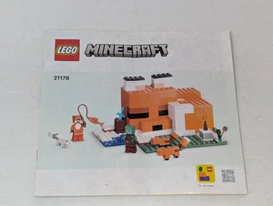 LEGO Minecraft- The Fox Lodge- Manual Only - 21178 - Picture 1 of 1