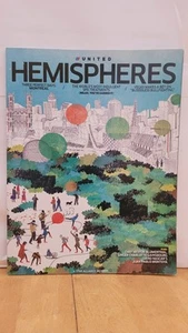 Vintage United Hemispheres Inflight In Flight Airline Airplane Magazine Feb 2010 - Picture 1 of 4