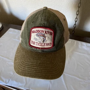 *MADISON RIVER TACKLE SHOP* Fliegenfischen Trucker Ball Cap Mütze *OURAY 51072-3* - Bild 1 von 6
