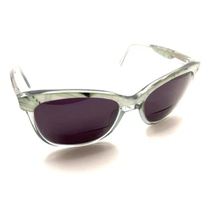 Vera Wang V285 Clear Green Rectangle Sunglasses Frames 54-18 135 Designer Women - Picture 1 of 12