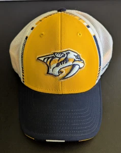 Reebok NHL Nashville Predators Hockey Hat Men's Size Large/X-Large Fitted Cap - Picture 1 of 12