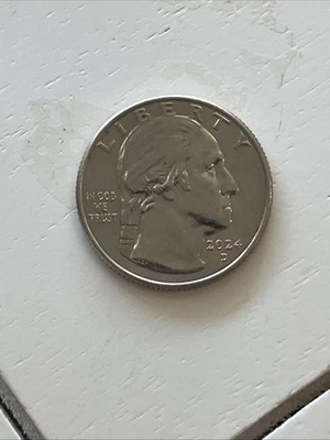 2024 Pauli Murray Quarter Error – “IN COD WE TRUST” –Rare Mint Die Chip - Image 1 of 3