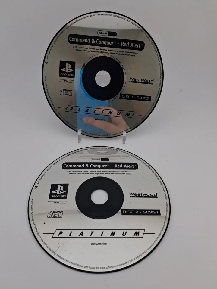 Command & Conquer Red Alert - Playstation 1 - PAL Version - DISCS ONLY - Image 1 of 1