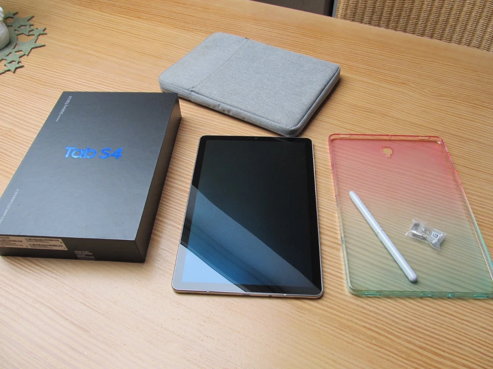 Samsung Galaxy TAB S4 SM-T830N Wi-Fi, 64 GB 10.5 Zoll -Weiß - Gray TOP mit OVP - Bild 1 von 4