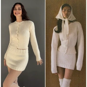 Helsa Annabelle Cardigan and Skirt Set  - Picture 1 of 9