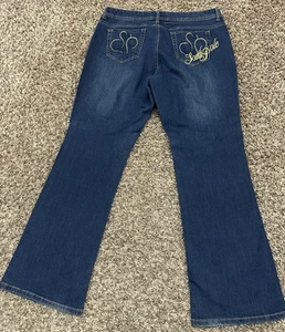 Southpole Women’s Denim Blue Jeans Medium Wash RN82628 Size 18 Measured 38x31 - Picture 1 of 8
