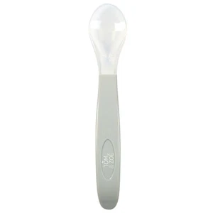 Tom & Zoé Cuillère Bébé en silicone Gris - Imagen 1 de 5