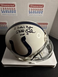 Bill Polian Signed Colts Mini Helmet Inscription “I Drafted Peyton”! - Picture 1 of 1