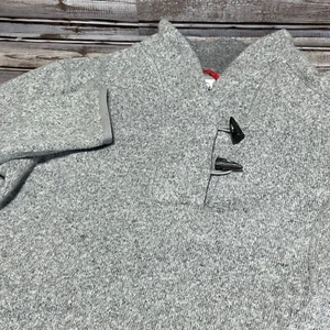 The North Face Pullover Maglione Pile Toggle Collo Grigio Donna Taglia L - Foto 1 di 8