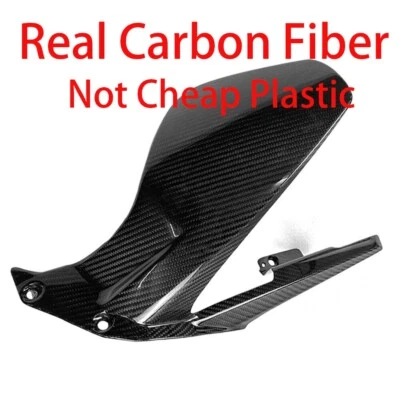 Guardabarros trasero de fibra de carbono para Panigale V4 2018-2024, sarga brillante Foto 1 de 3