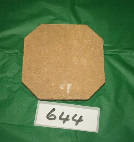 Antique Victorian Hall Floor Encaustic Geometric Tiles ref 644 Cover