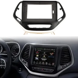 Car Stereo Radio Fascia Panel Trim 2 Din Frame For Jeep Cherokee 2014-2021 - Bild 1 von 6