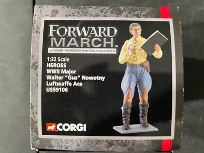 Corgi Forward March Heros WWII Major Walter Gus Nowotny Luftwaffe Ace 1/32 59106 - Image 1 of 4