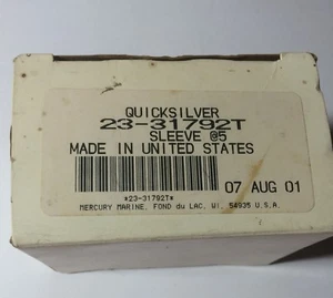 BRAND NEW Mercury Quicksilver ONE COUNT Sleeve #23-1792T No Reserve!!! - Picture 1 of 1