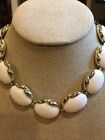 Vintage Charel White Thermoset Necklace