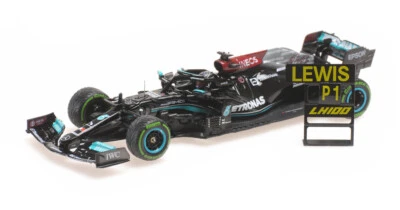1:43 Minichamps 410211544 Lewis Hamilton  Mercedes-AMG W12 100th Win Sochi 2021 - Image 1 of 3