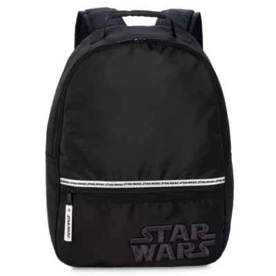 Mochila Disney Elevada Bordada Logotipo de Star Wars para Adultos Toda Negra Nylon Nueva en Paquete Foto 1 de 4