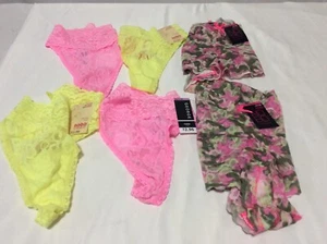 Lot Of 6 Pcs Cheeky/Thong Panties Women’s Intimate Underwear ,Size XL/XXL..Lot K - Picture 1 of 7