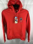 Levi's Super Mario Nintendo Power Up Pullover Hoodie Jacket Sweatshirt Red S