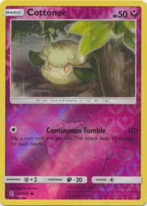 Pokemon - Cottonee - 90/145 - Common - Reverse Holo - Sun & Moon Guardians Risin - Picture 1 of 1