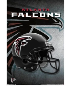 ATLANTA FALCONS 22 X 34" Poster Helmet 16 NOS - Picture 1 of 2