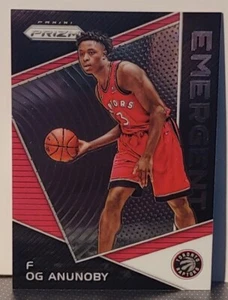 OG Anunoby 2017-18 Panini Prizm Emergent Rookie Card RC #EM-OGA Toronto Raptors - Picture 1 of 2