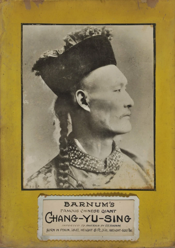 Barnum and Bailey Famous Chinese Giant, Chang-Yu-Sing Circus Poster 13"x19" - Image 1 of 1
