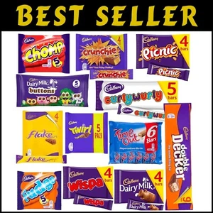 Luxuriöse Cadbury Schokolade Großpackung Geschenkbox mit 60 Riegeln für perfekte Feiern - Bild 1 von 4